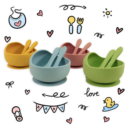 10 Piece Self-Feeding Starter Dining Set for Baby-Led Weaning & Toddlers